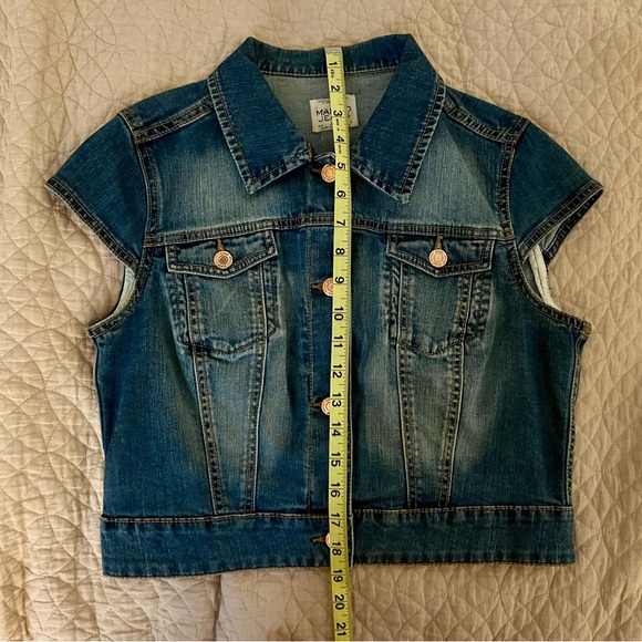 Mango MNG Denim vest (Denim jacket), size M - Picture 4 of 8